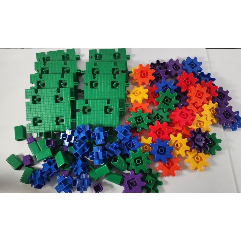 LEARNING RESOURCES GEARS CONNECTORS PLATFORMS STEM BUILDING BLOCKS IMAGINATIVE t
